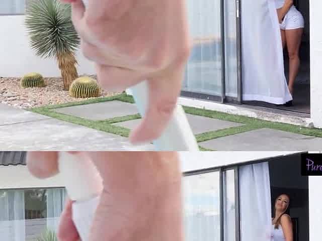 Sofi Ryan Can't Control Her Pussy Around The Pool Male's Dong