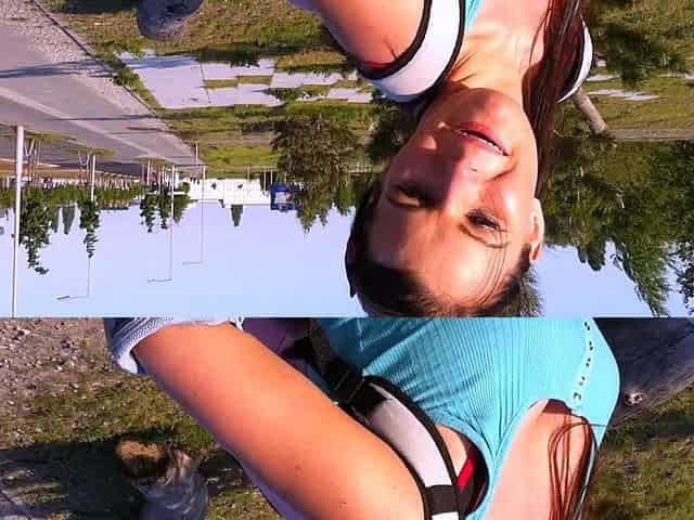 Great amateur video of Brunette POV oral sex