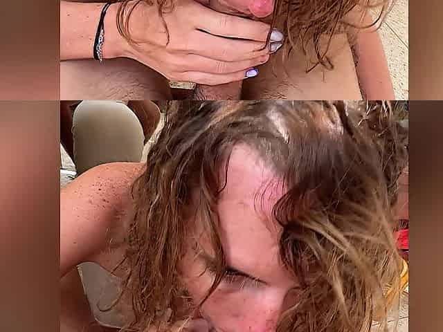 Outdoor Climax Fest: Public Beach Bang and Urinate Play