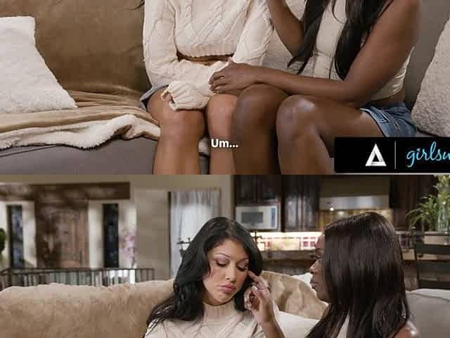 Gorgeous bimbos IR lesbian mind-blowing adult scene