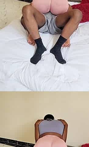 1st Day Hookup with a Baddie Ends Up with Cum All Over Her Back