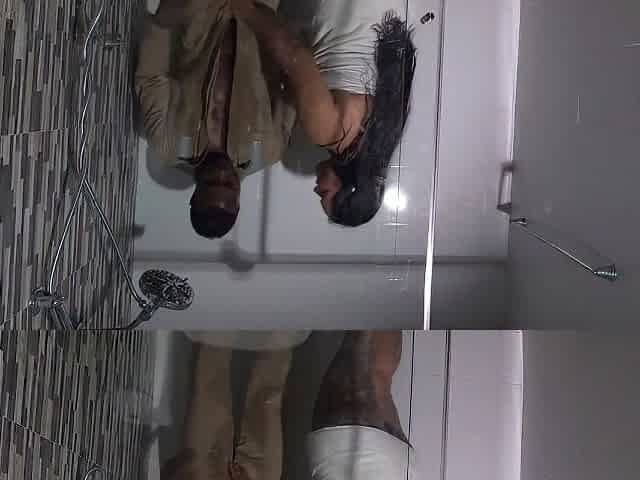 Huge Dick Plumber Fucks His Super Ass Client In The Shower - Alejandra Garcia & Xander Black