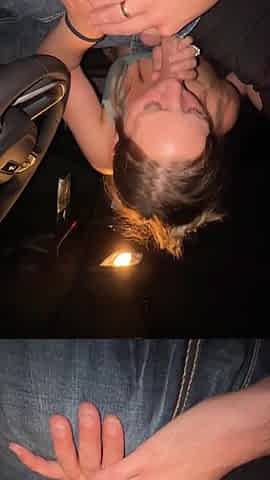 Sneaky, Ribald Oral-sex in the Car