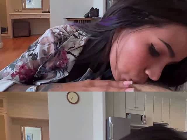 JohnTronX - Amazing fuck and creampie with a perfect Asian