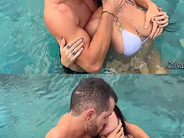 My Fitness Trainer Warms Me Up In The Pool And Shows Me His Big White Cock Bwc