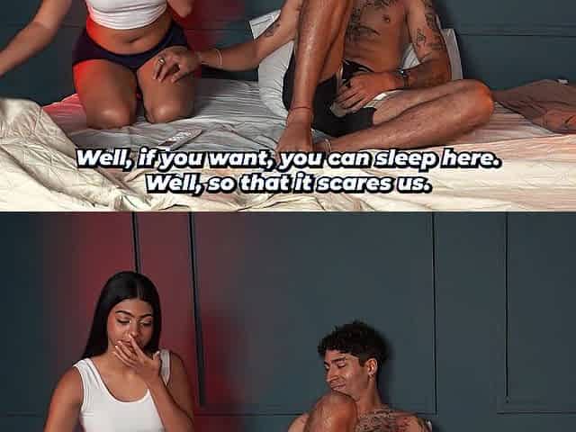 Slender stepbrothers know how to behave when they're left alone at home - Veronica Montiel & Thiago Lopez