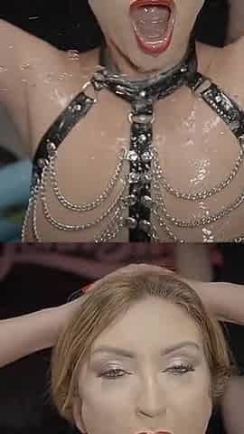 Sexy Cougar with Big Tits in Cum and Piss in Mouth Ggg John Thompson