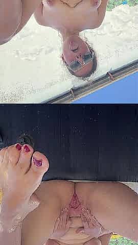 Mym fans: Indecent talk faucettes in the jacuzzi