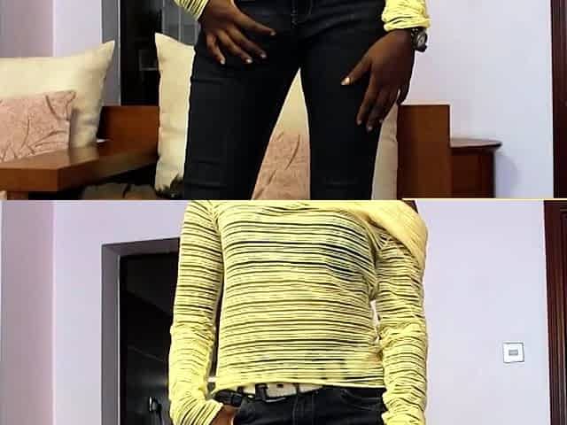 Petite African girl got face fucked hard