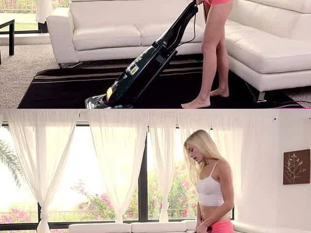 Amateur blonde teen POV sextape with hot anal fucking