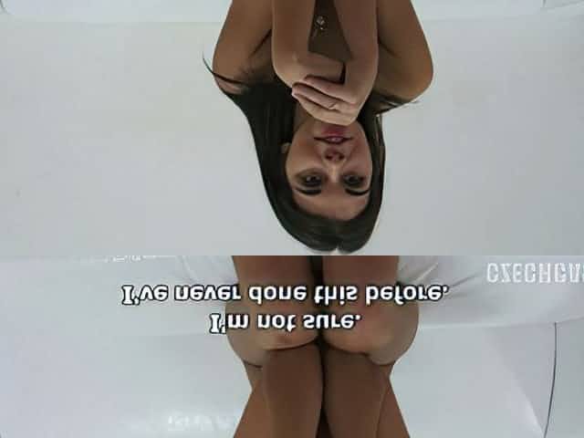 Fucking A Brunette With A Tight Pussy In A POV Interview