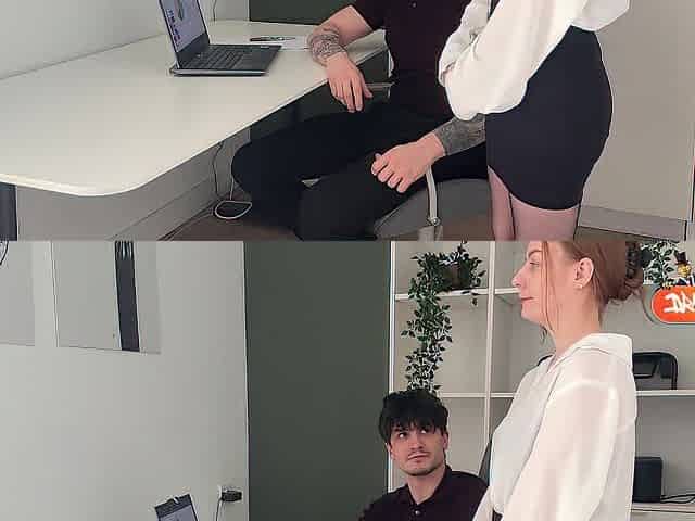 The Boss Screwed the Redhead Secretary in his Office