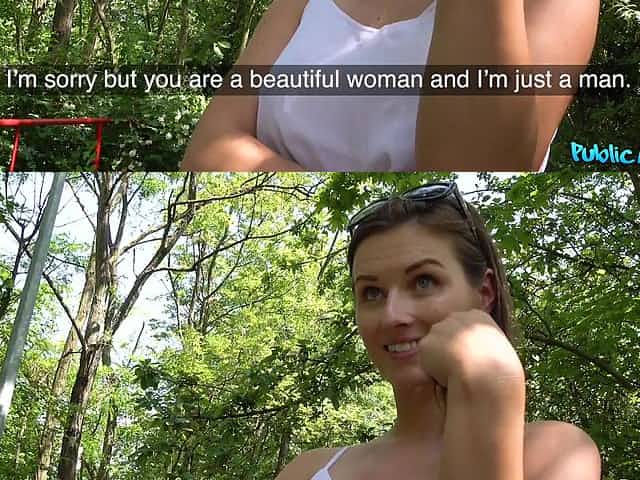 Close up video of quickie fucking in outdoors with Jenifer Jane