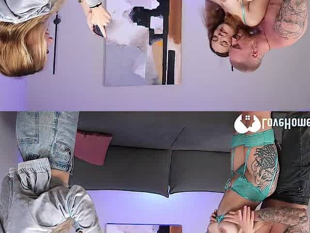 Beautiful hotties are loving my big dick