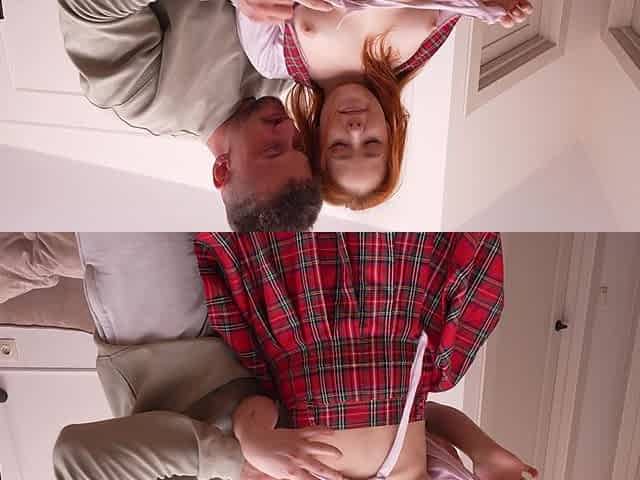 The Maid Was Late, so I Had to Teach Her Manners with Rough Penetration.