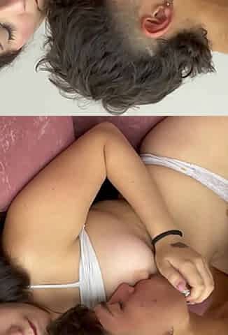 I Didn't Know That My Horny Stepbrother Had Such a Big Cock, I Ask Him to Put It All in Me and Cum on Me.