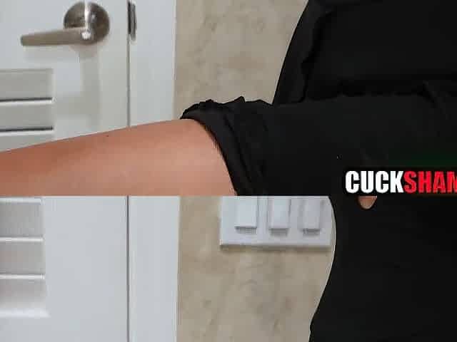 Cuckold hubby helping wife hook up with stranger