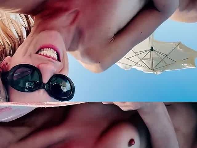 Miss Daisy Diamond In Relaxing At The Nudist Beach