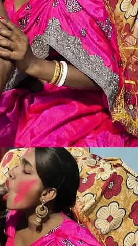 Holi Special, Bangladesi Porn Star Soma Does Blowjob, Doggy and Missionary Style Hard Pussy Fucking