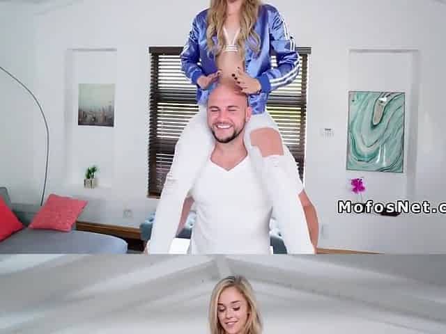 Petite Tattooed Blonde Bangs - Petite Blonde