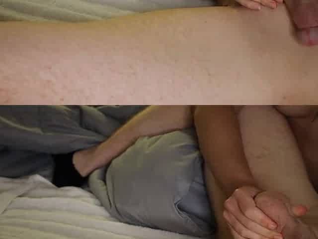 Sexually excited Tattooed Latin babe????Rubs Large Ramrod and Ball After School With Lube For Great Spunk flow 4K ????
