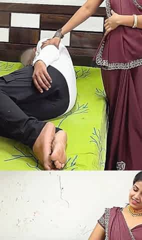 Gujarati Komal Bhabhi Came to See the Young Girl at the Wedding and Climbed on Her Husband's Land