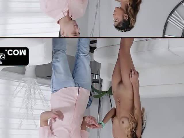 Skinny Asian step sis devours her brother's vast dick
