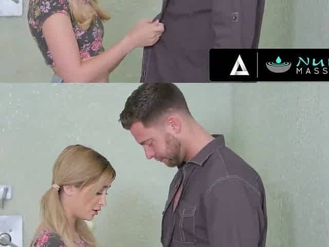 Seth Gamble And Brett Rossi In Milf Teams Up With Her Stepdaughter For Her Next Client
