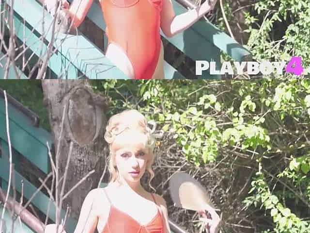 Pleasant honey showed pretty body and posed completely undressed after striptease for the Playboy