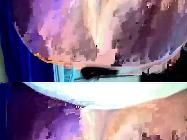 Big-Titted White BBW Twerking Hard on Webcam