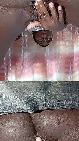 Black teen got caught fingure bang myself untill I creampie