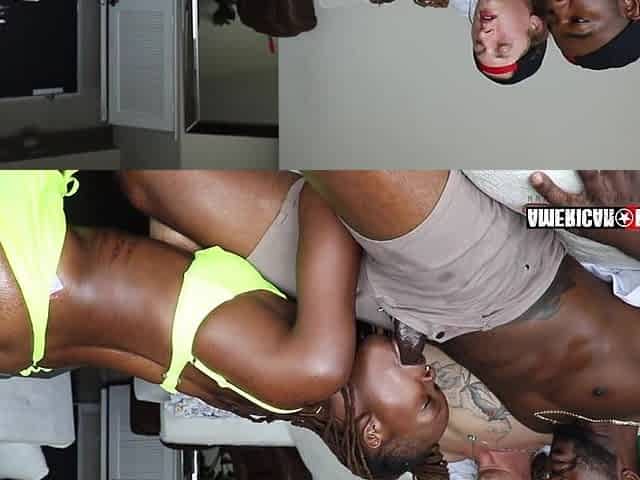 Ebony skinny slut rough gangbang video