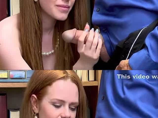 Hot Redhead Teen Steals From Store And Gets Fucked