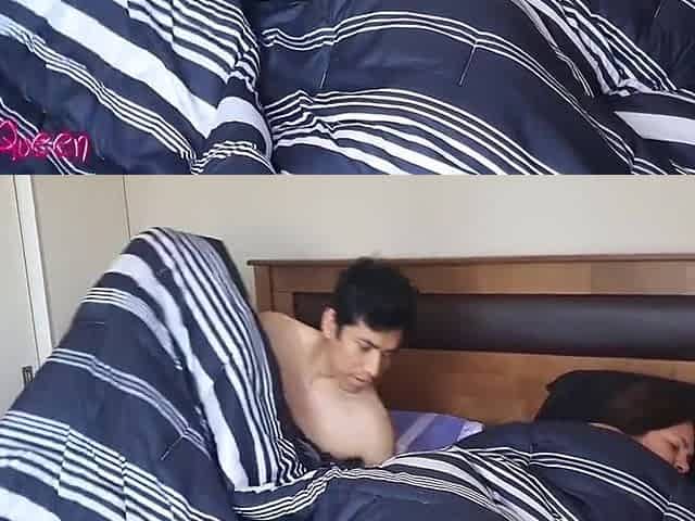 Stepson Gets Into Stepmoms Bed And Touches Her While She Rests