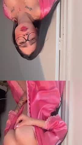 This Latin Slut Touches Herself on the Terrace and Her Pussy Is Very Wet