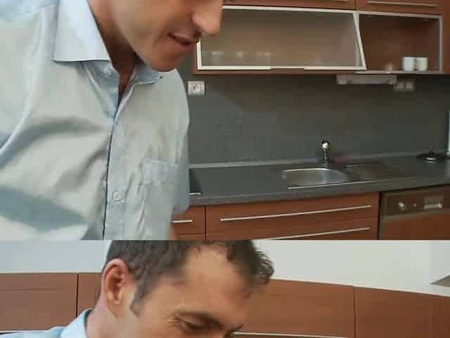 Screwing mamma in kitchen