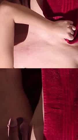 He gets his cock sucked by two perfect ladies