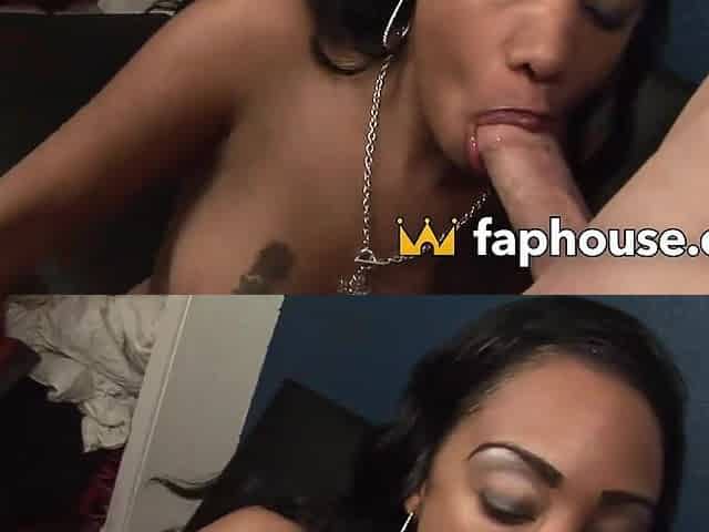 Horny black XXX just can't wait to polish her teeth