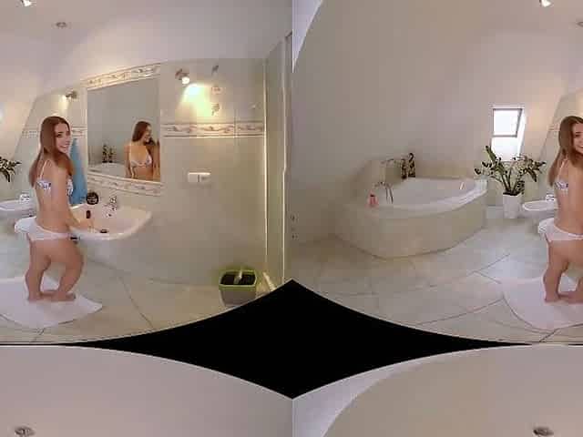 VRHUSH Lexi Dona and Sybil A snatch licking in virtual reality