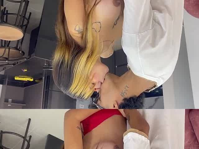 I Help My Stepsister On Her Social Networks So I Can Fuck Her And Cum In Her Pussy