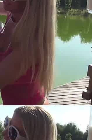 Sexy and horny bitches anally slammed outdoors