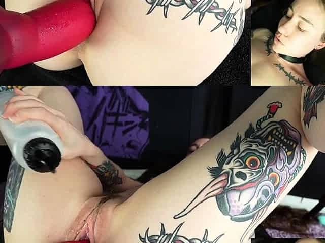 Busty milf horny solo toy time