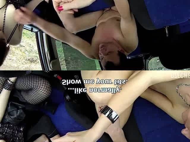 European Bitches Fucked In The Car