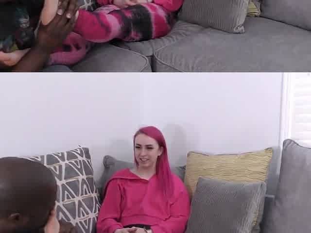 Amoral whtie girl interracial foot fetish