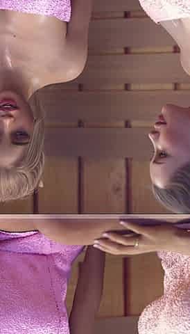 Awam 2 - a Wife and Stepmother - S2 - Part 4a - Sofia Gets Deliciously Filthy with Girls in the Sauna.