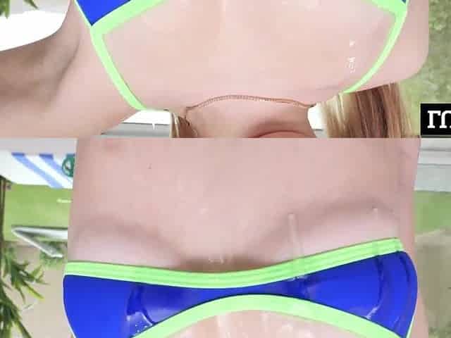 Becky Summer Gets Her Vagina Doused In Oil And Cum