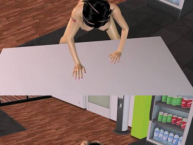 3D Animated Sex Videos Gorgeous Asian Babe Masturbates with a Carrot at the Gym