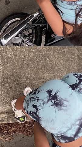 After Riding a Motorcycle I Ride and Get the Milk