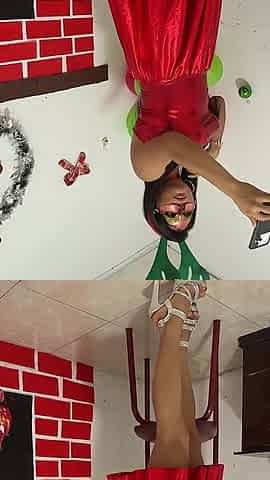 Camgirl Watched Live by Her Stepfather - a Very Discreet and Pleasurable Taboo Sexual Encounter