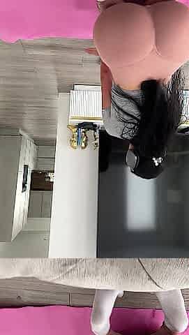 stepmom and her torn leggings. Yoga Goes Completely Wrong (mobile-affable)